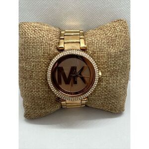 Michael Kors Parker MK5865 Women Rose Gold Analog Dial Quartz Wrist Watch JNA411